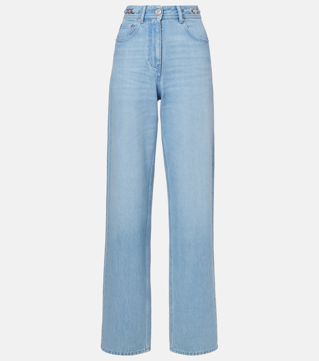 High-rise wide-leg jeans | Versace