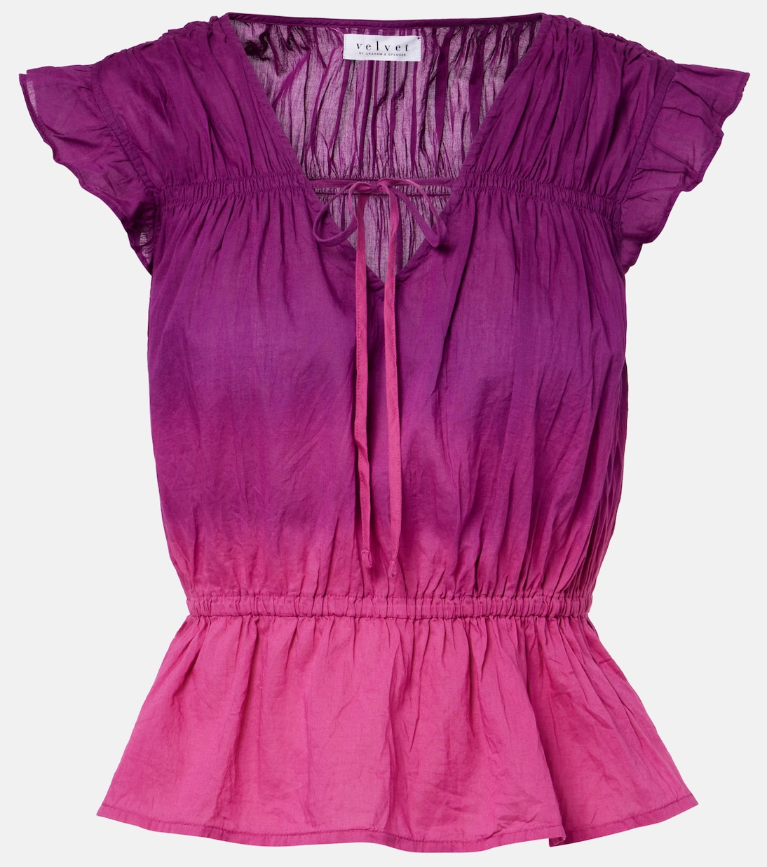 Top Kaia en coton | Velvet