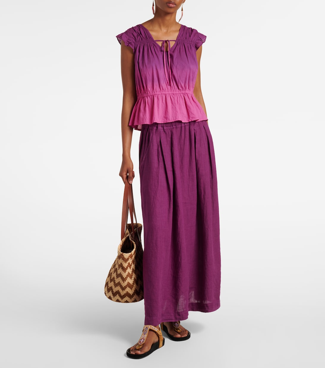 Top Kaia en coton | Velvet