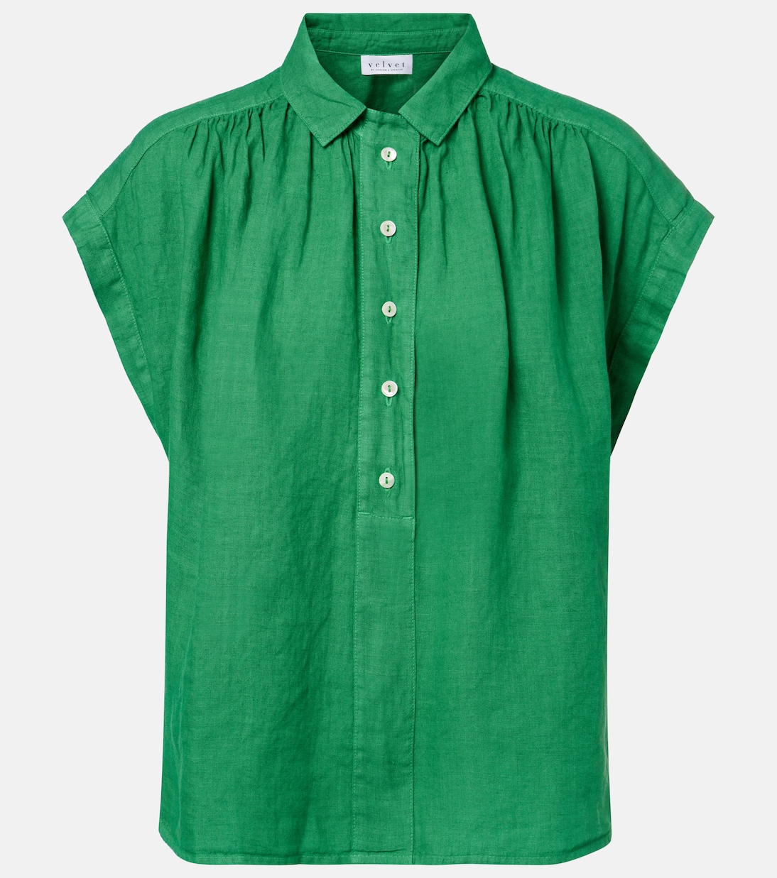 Top Elowen in lino | Velvet