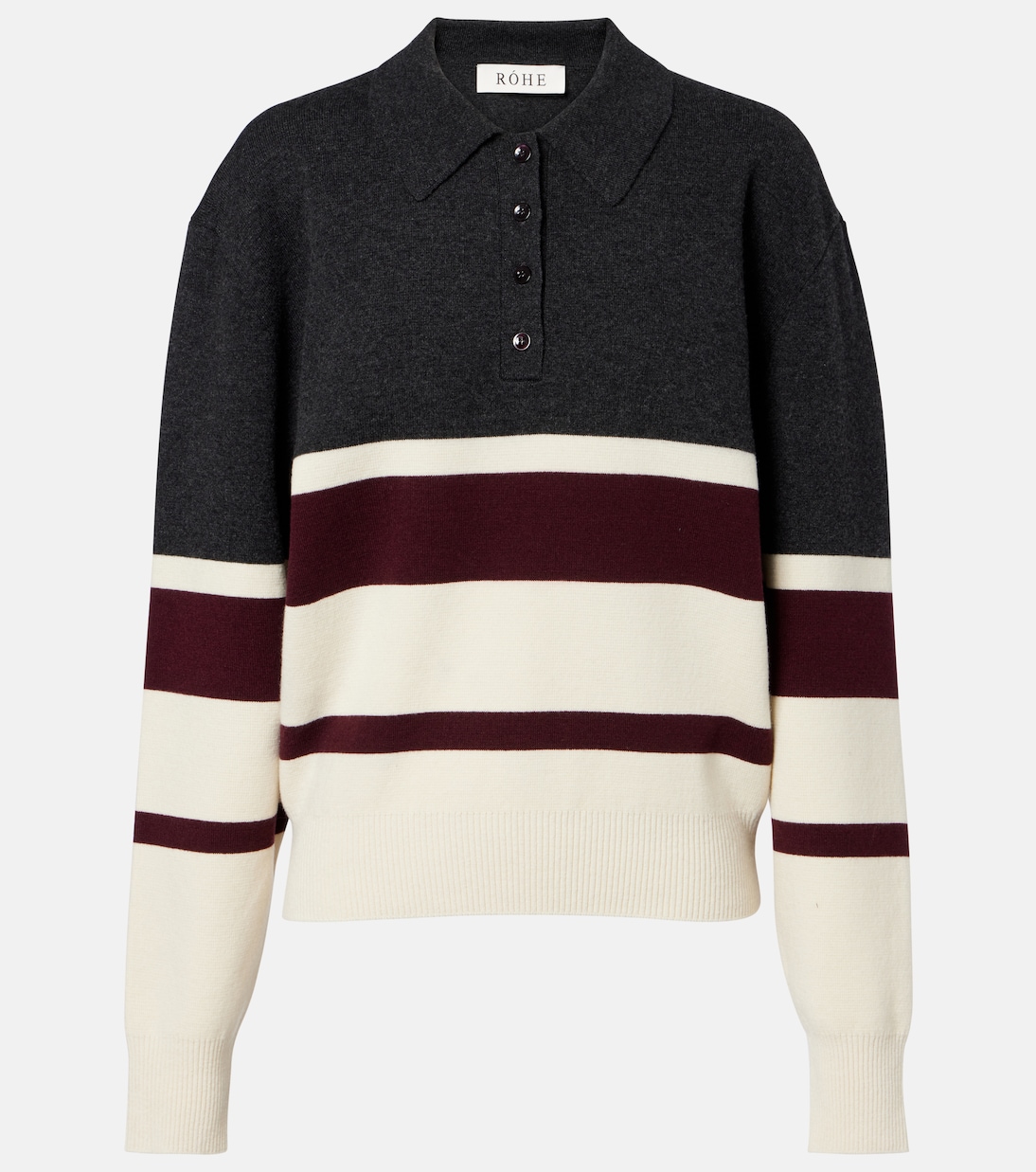 Wool and cashmere polo sweater | Róhe