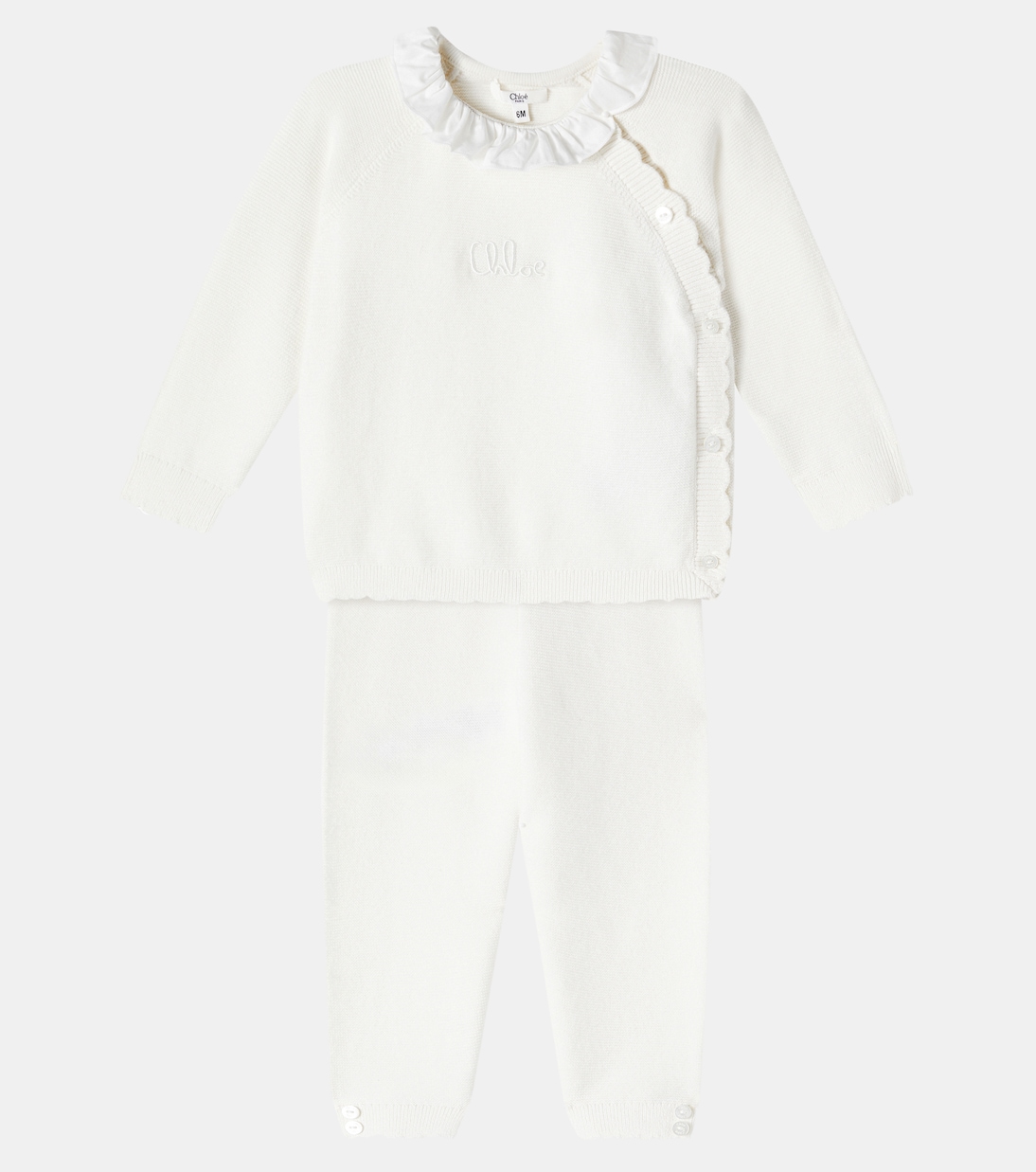 Baby Set aus Pullover und Hose | Chloé Kids