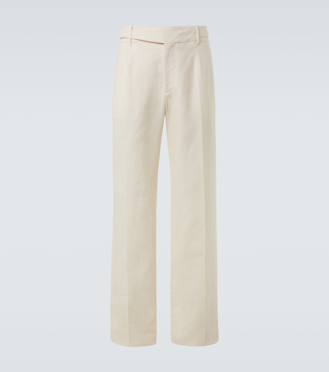 Weite Hose aus Leinen-Canvas | Dolce&Gabbana