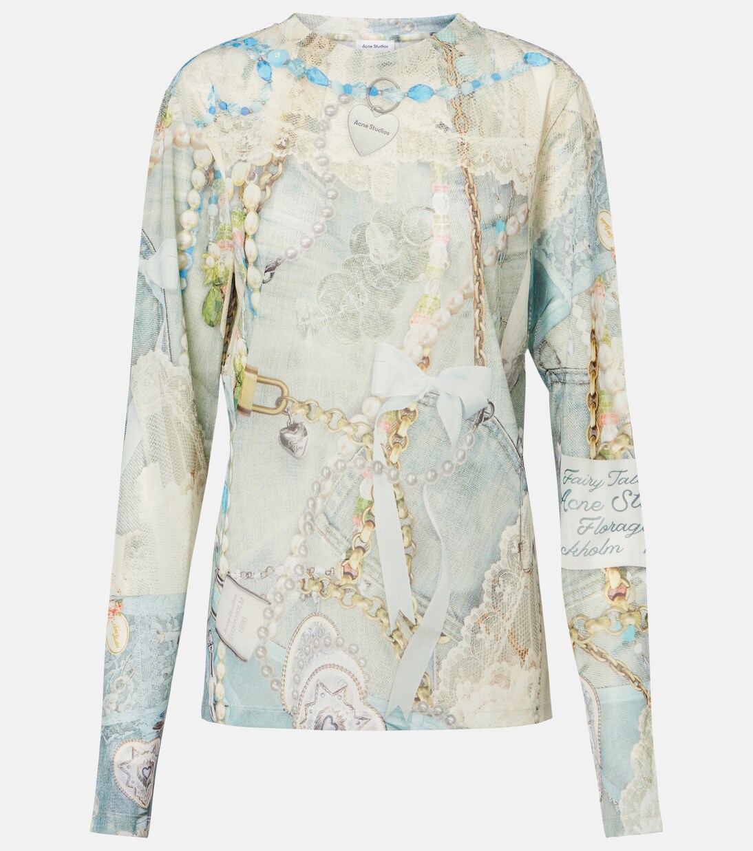 Elway printed jersey T-shirt  | Acne Studios