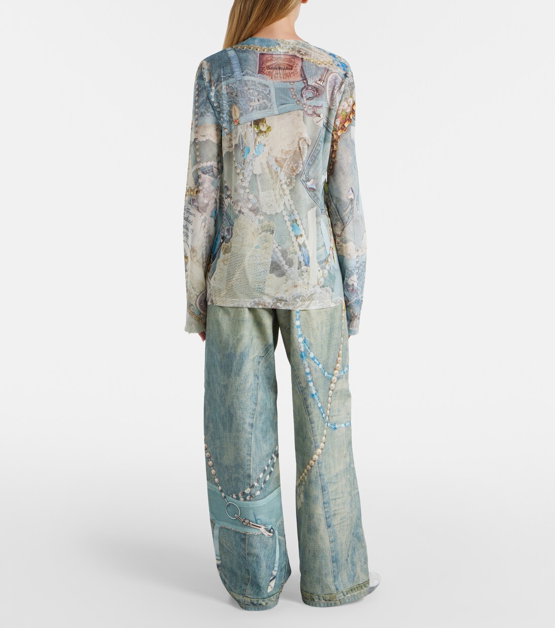 Elway printed jersey T-shirt  | Acne Studios