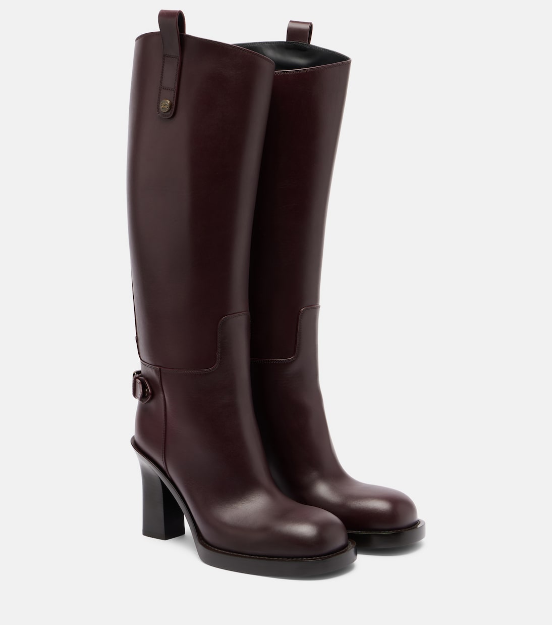 Cavalier 85 leather knee-high boots | Burberry