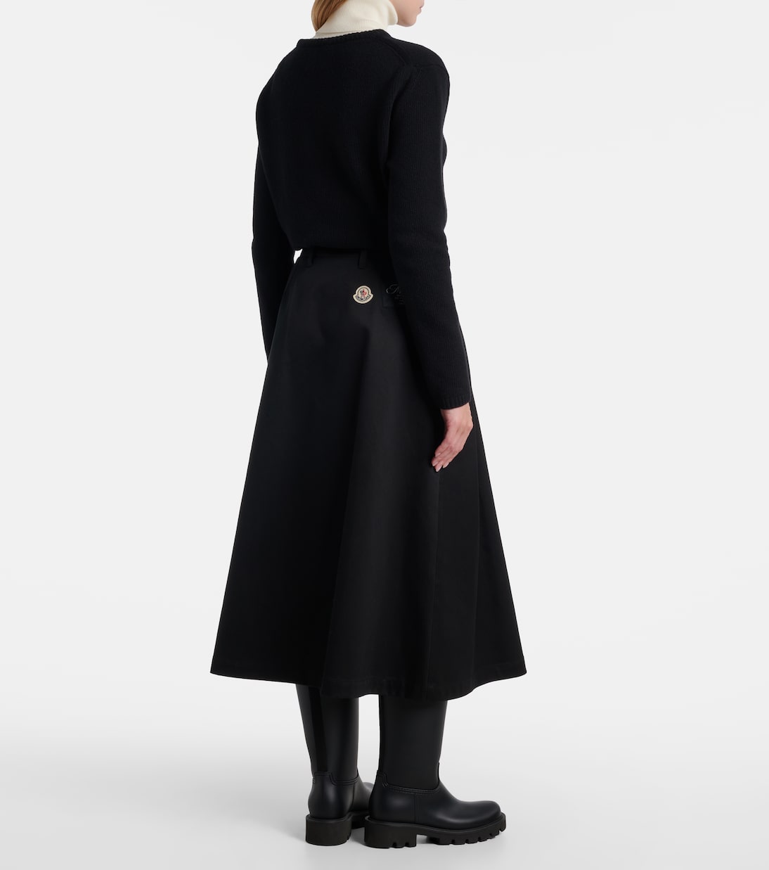Cotton midi skirt | Moncler