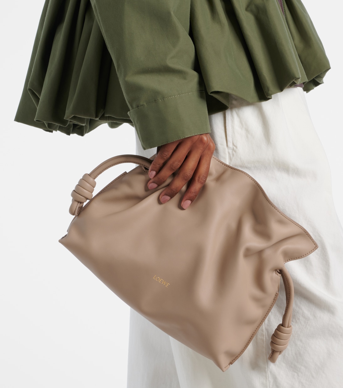 Flamenco Medium leather tote bag | Loewe