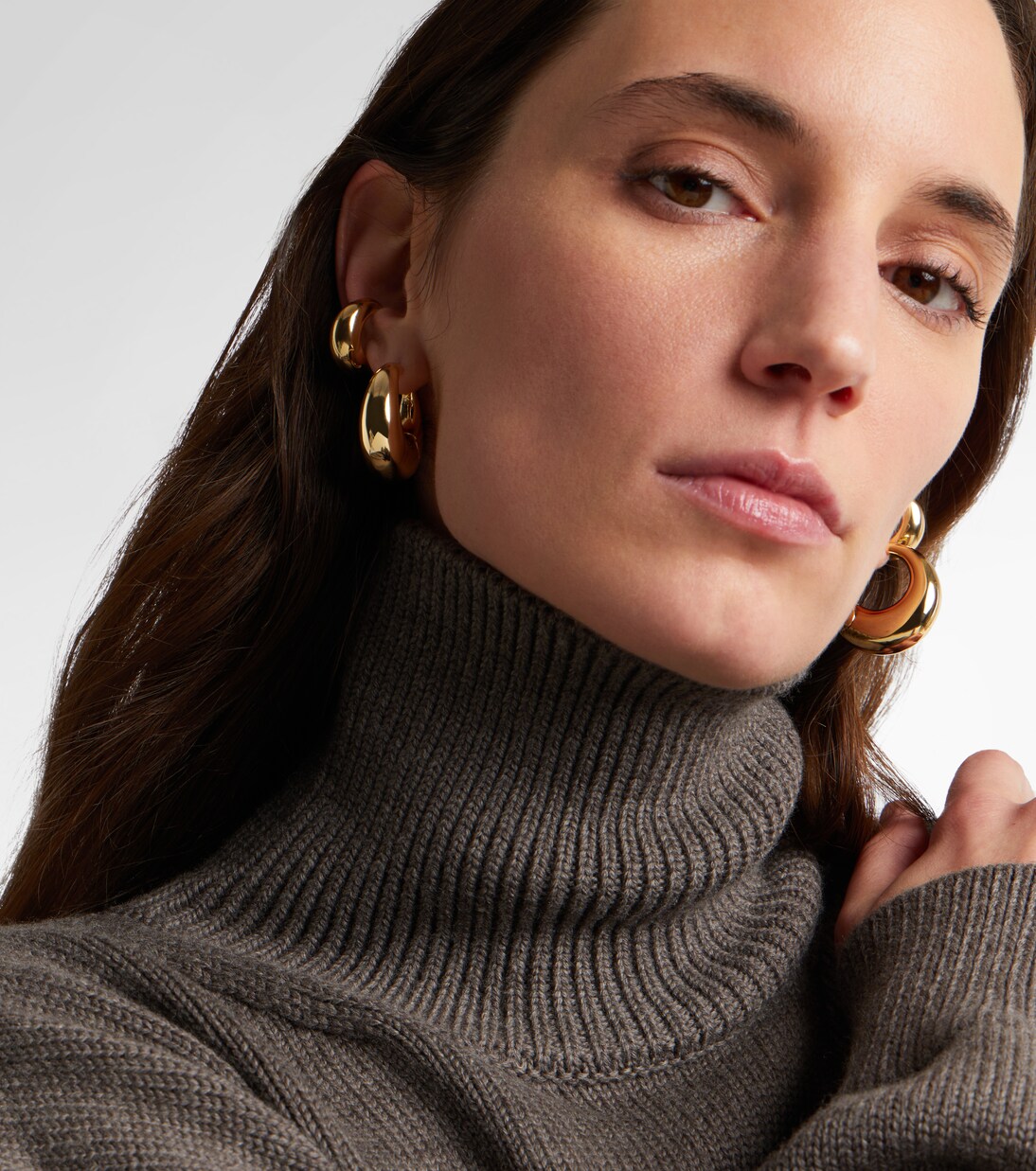 Dylan Mini gold-plated hoop earrings | Jennifer Fisher