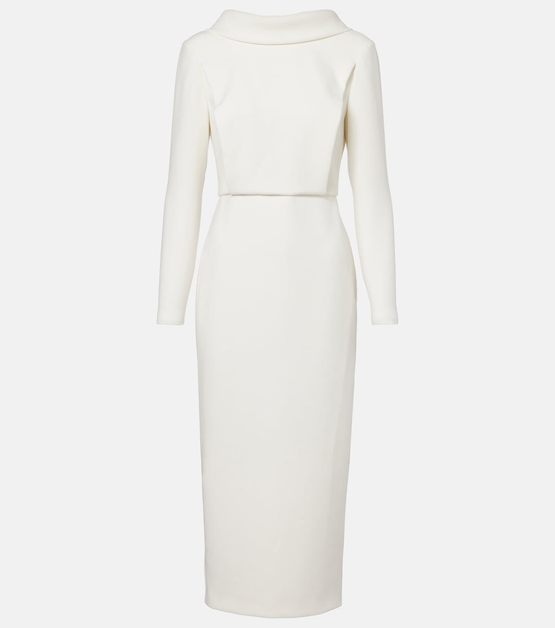 Crêpe midi dress | Roland Mouret