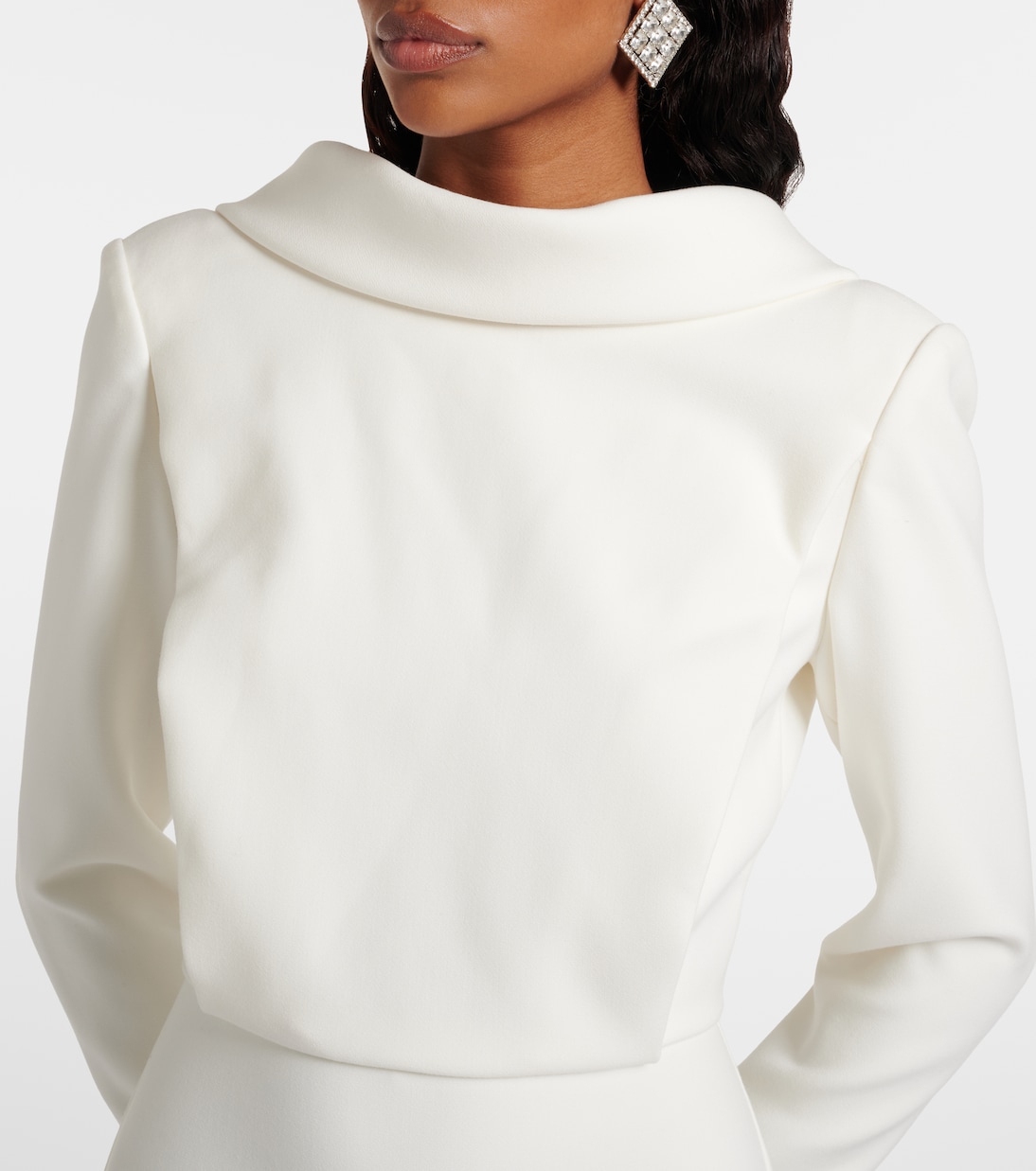 Crêpe midi dress | Roland Mouret