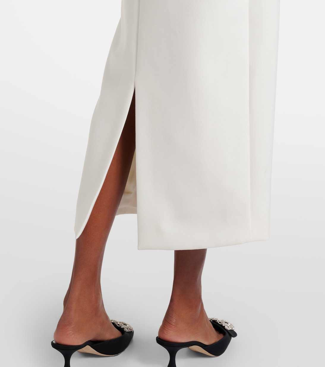 Crêpe midi dress | Roland Mouret