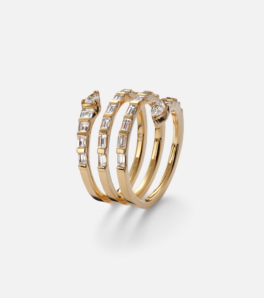 18kt gold ring with diamonds | Shay Jewelry