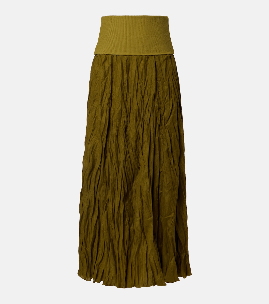 Linen-blend maxi skirt | Johanna Ortiz