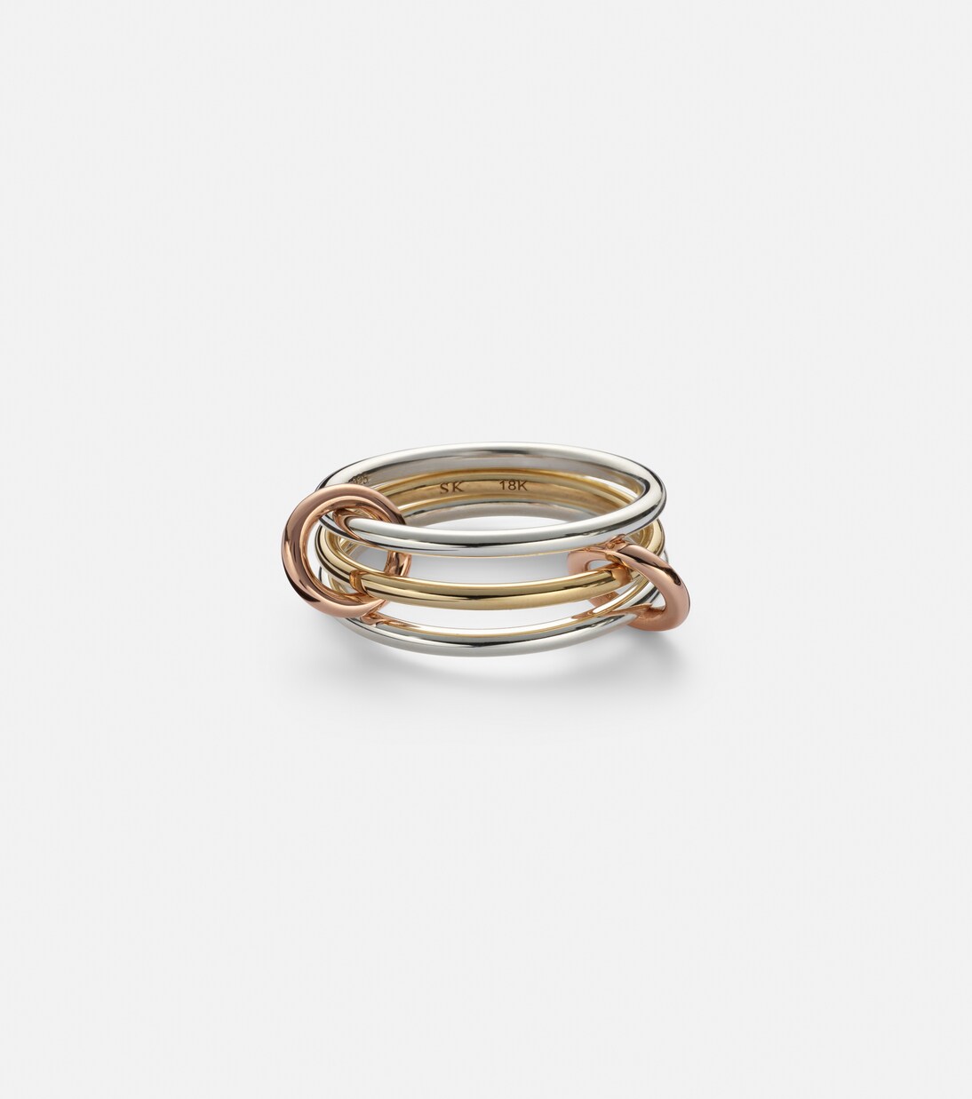 Solarium 18kt gold and sterling silver ring | Spinelli Kilcollin