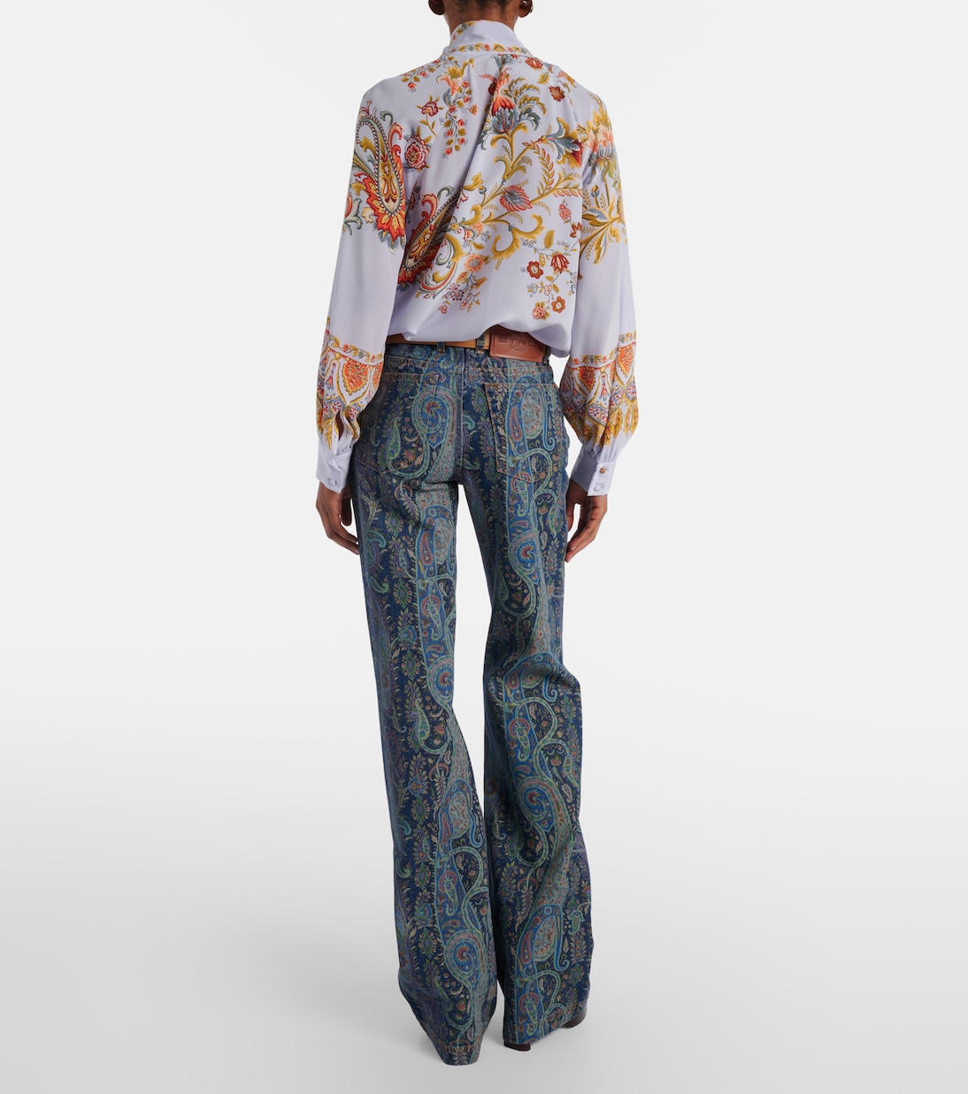 Bedruckte Wide-Leg Jeans | Etro
