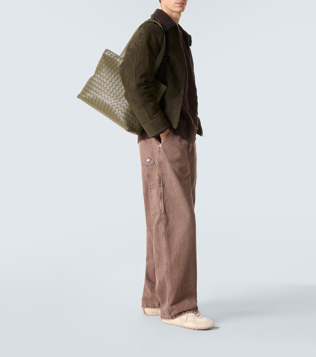 Intrecciato编织皮革托特包 | Bottega Veneta