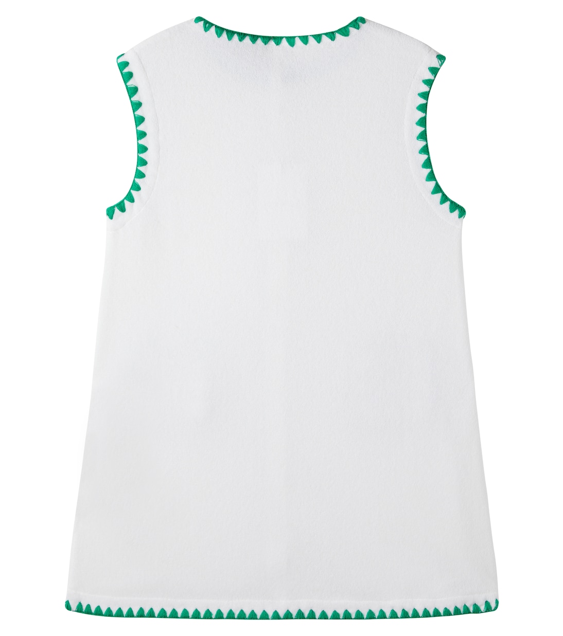 Kleid aus einem Baumwollgemisch mit Häkelstrick | Zimmermann Kids