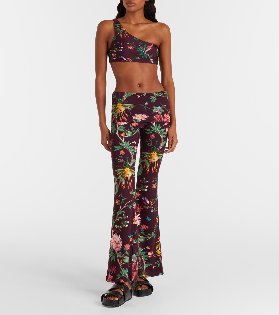 Goddess printed bikini top | La DoubleJ