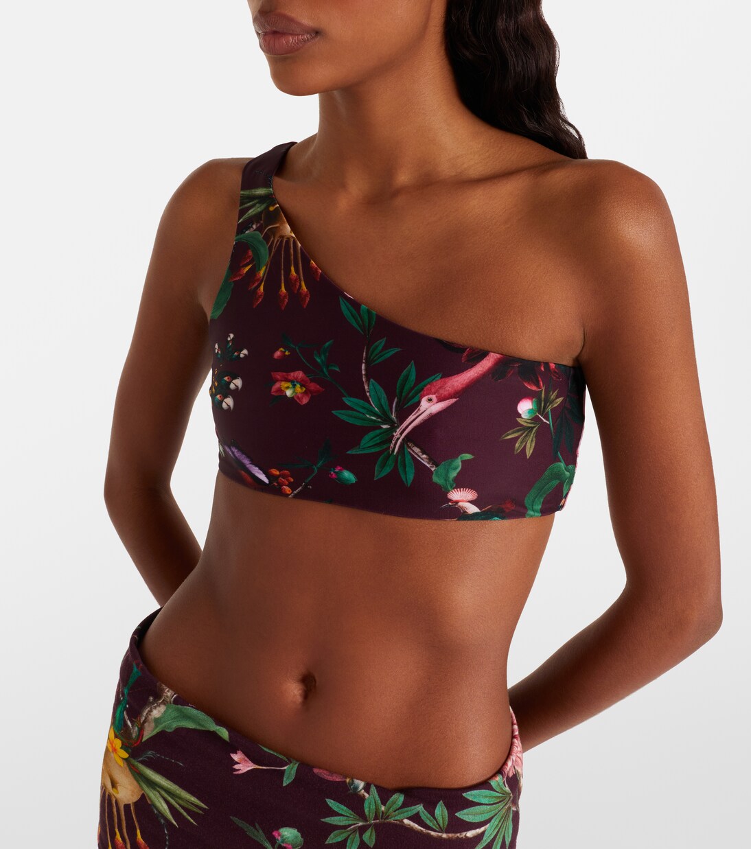 Goddess printed bikini top | La DoubleJ