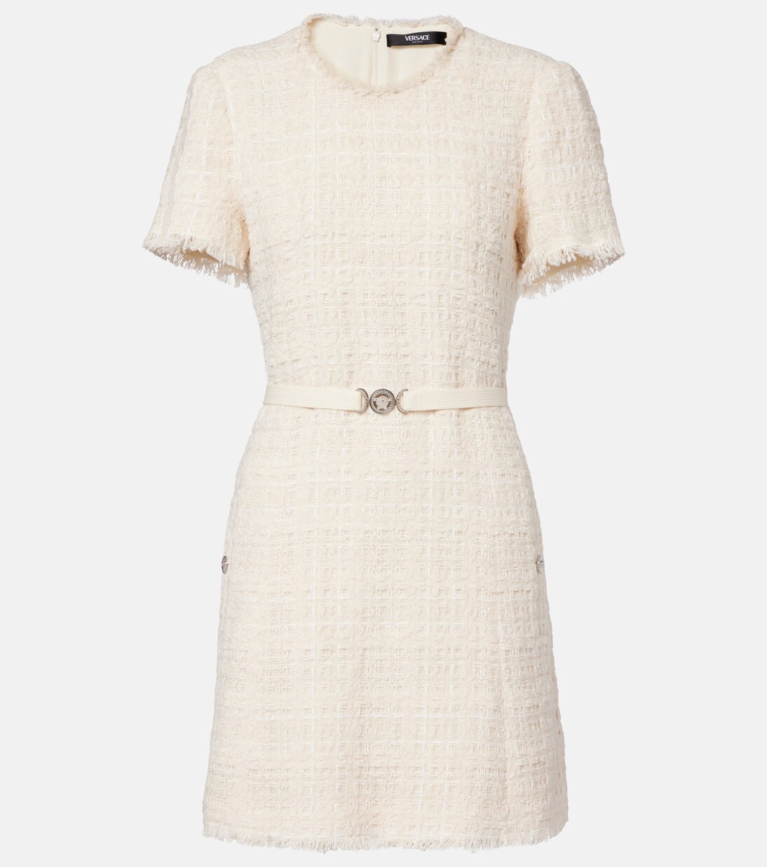 Medusa '95棉质混纺花呢迷你连衣裙 | Versace