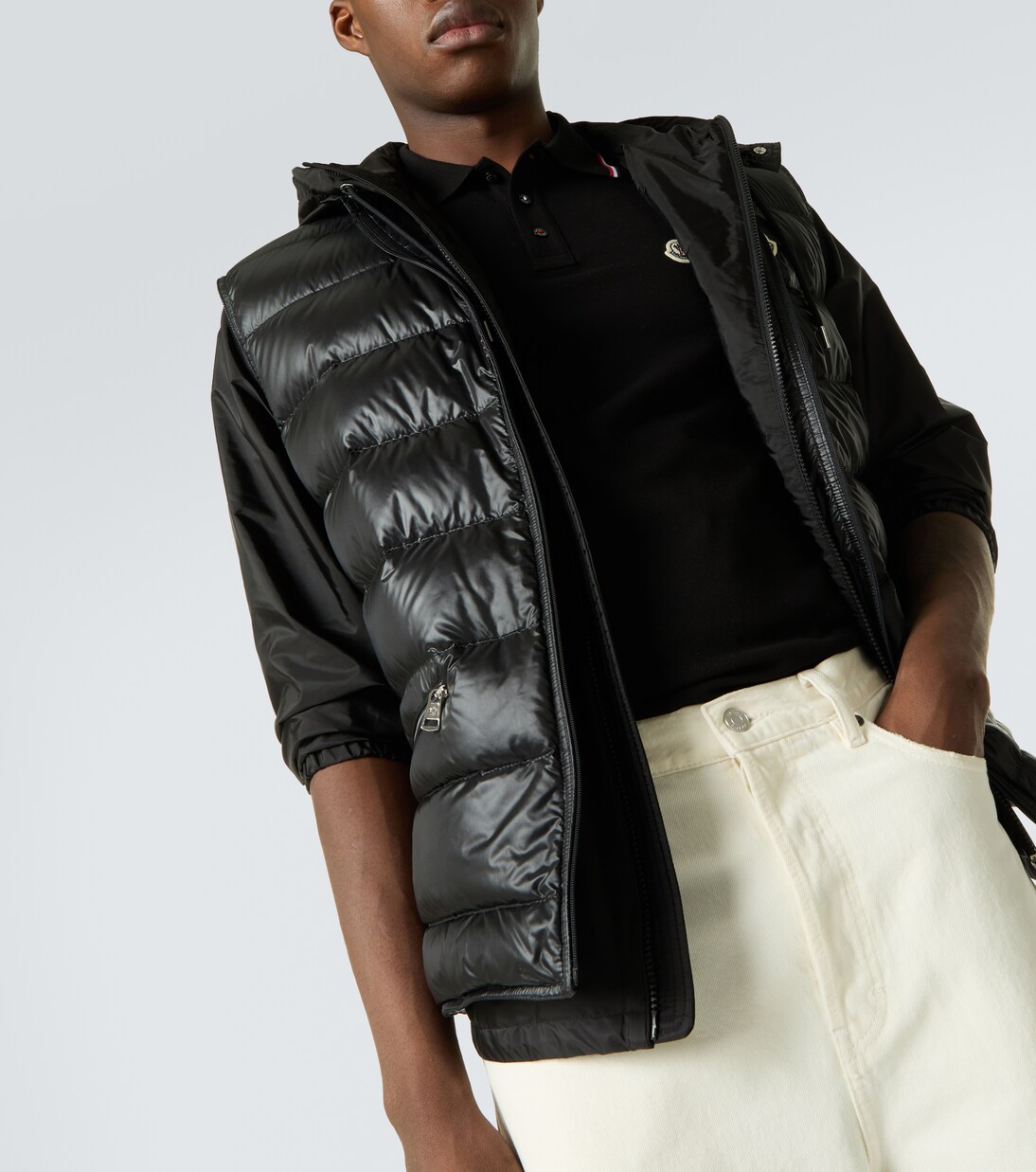 Permanent cotton jersey polo shirt | Moncler