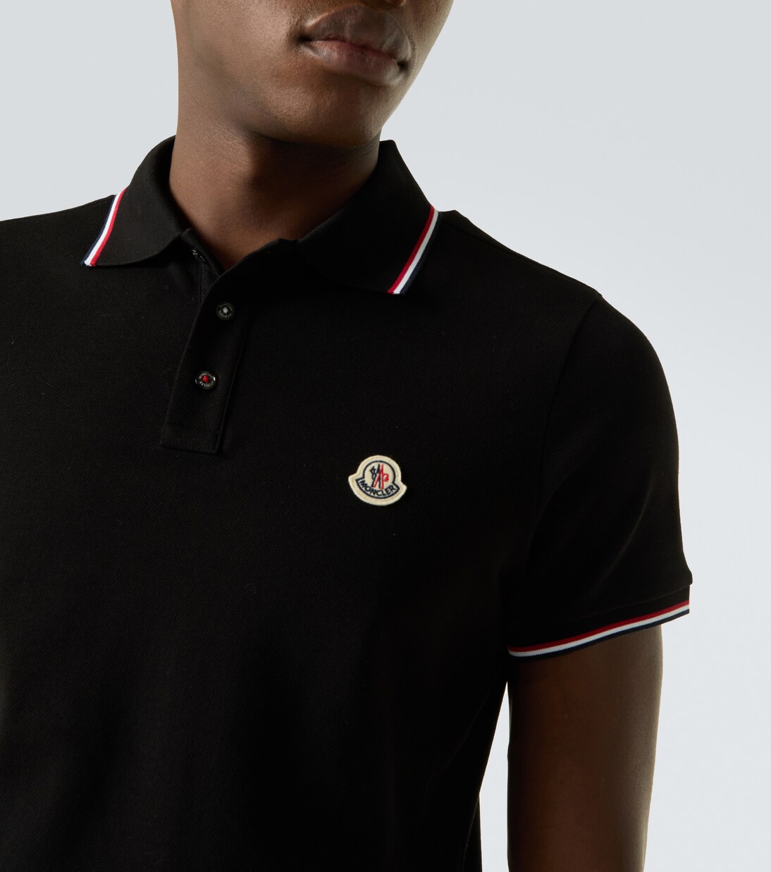 Permanent cotton jersey polo shirt | Moncler