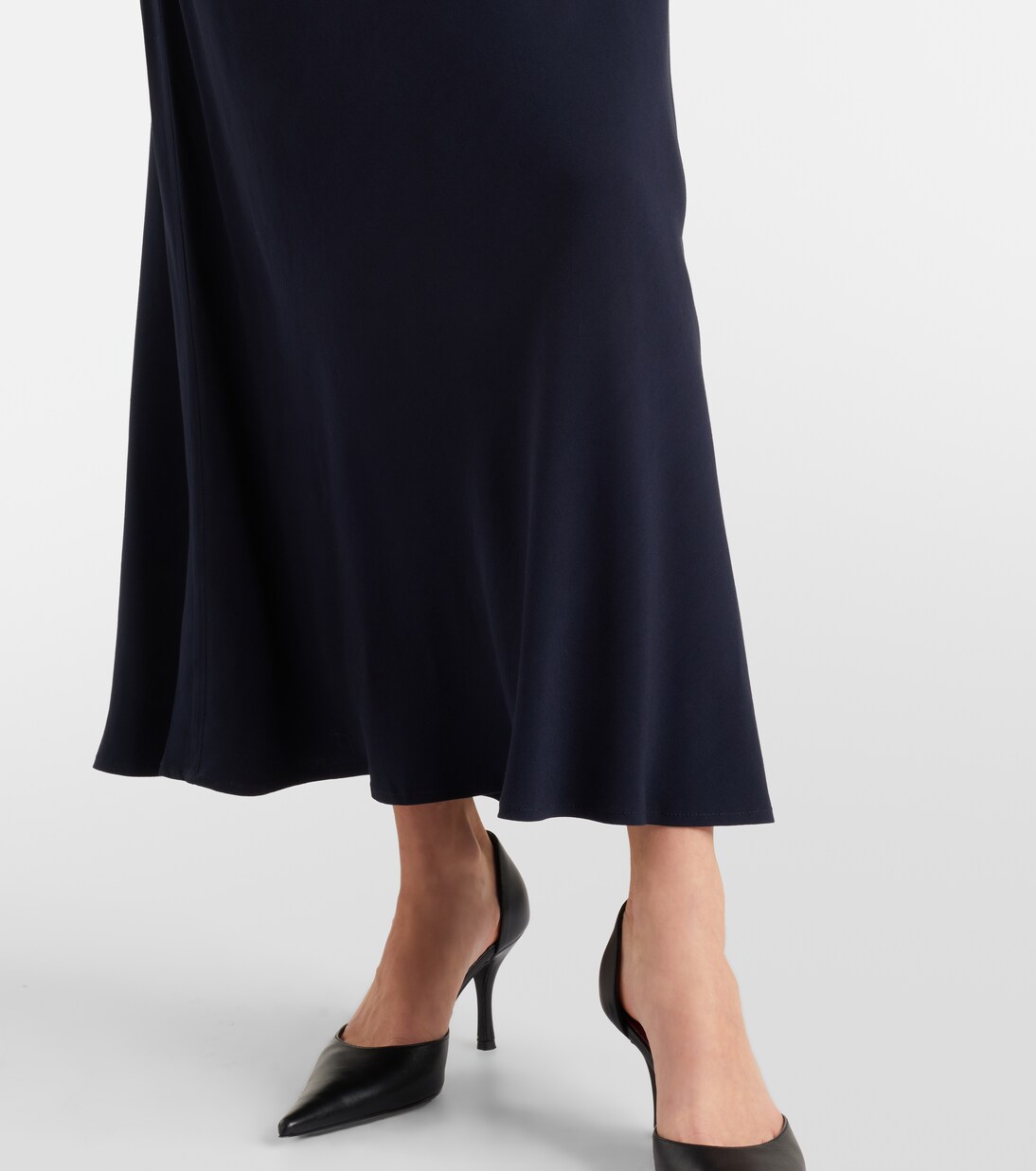 Bow-detail satin midi dress | Rixo
