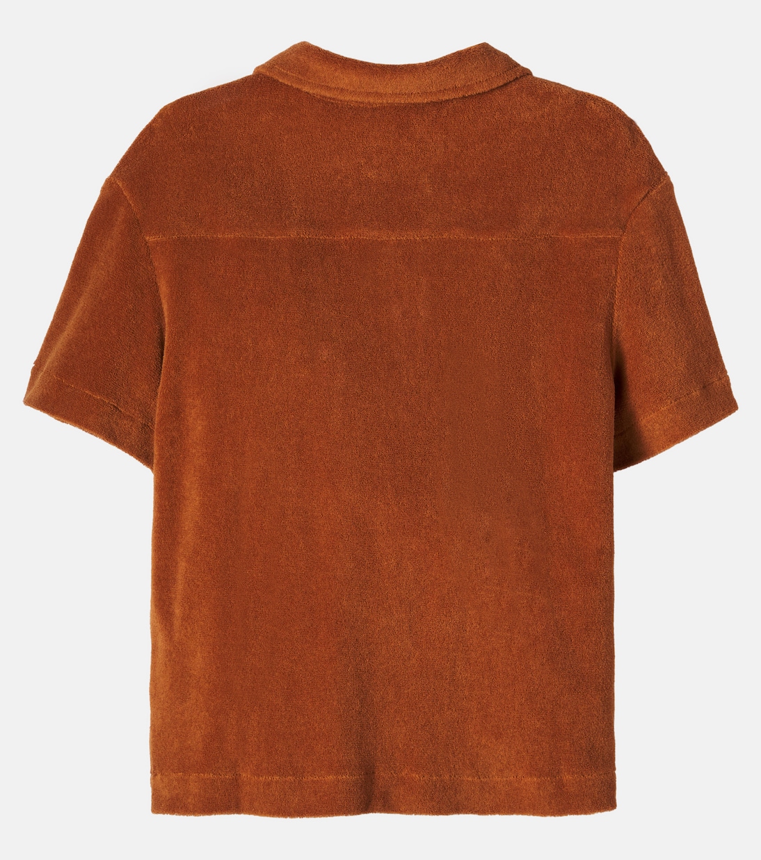 DG cotton terry bowling shirt | Dolce&Gabbana Kids