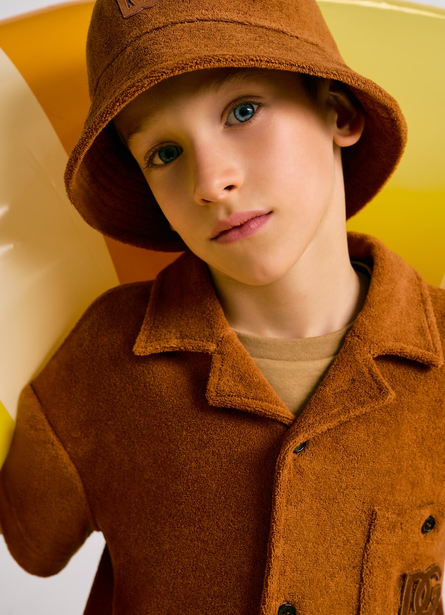 Chemise DG en coton éponge | Dolce&Gabbana Kids