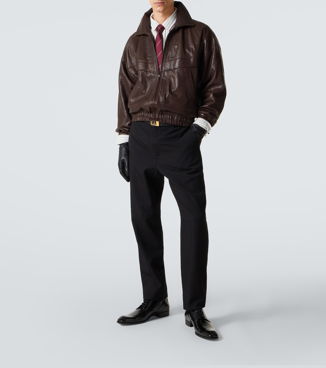 Stanton leather Derby shoes | Saint Laurent