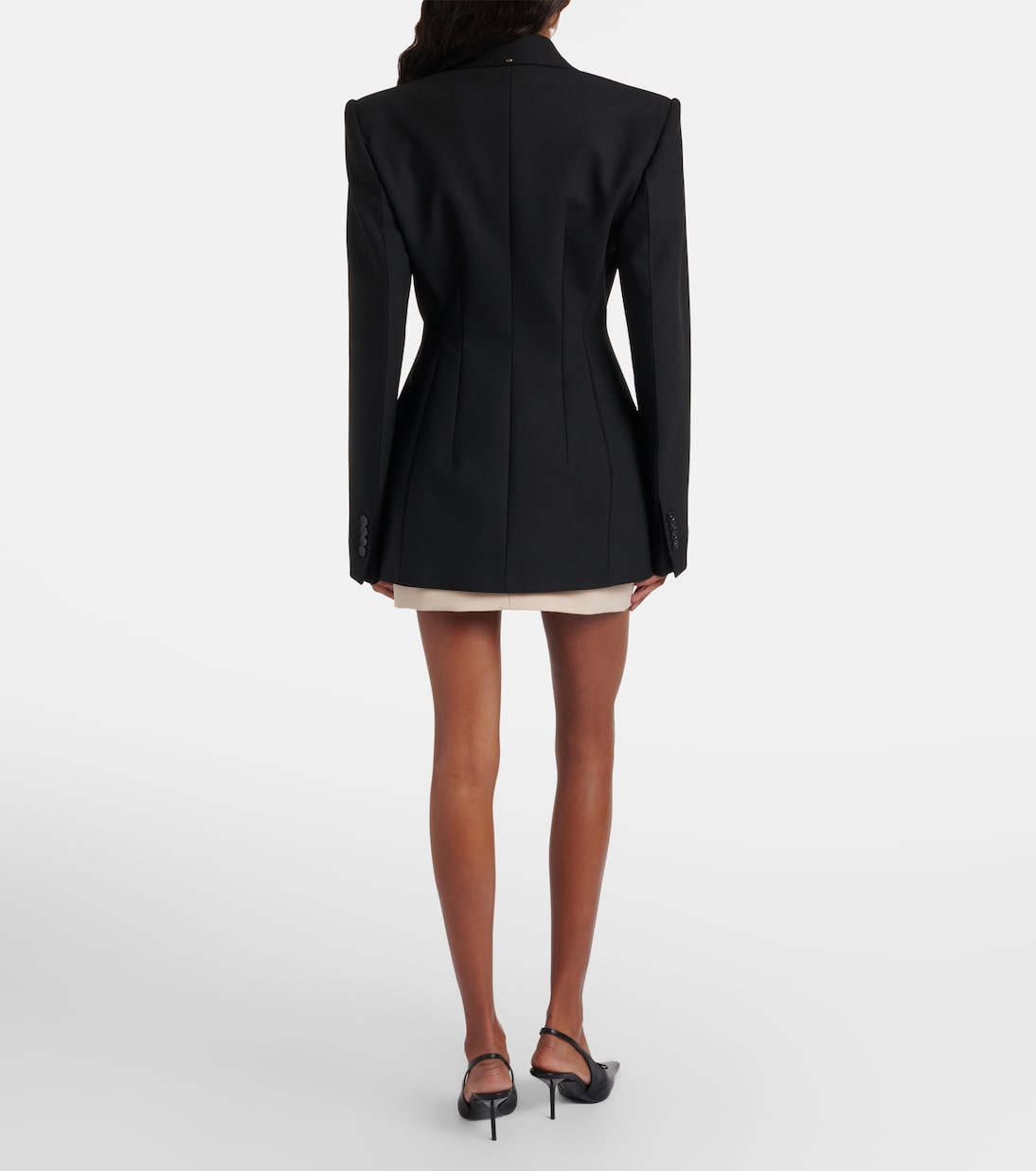 Mini-jupe en laine | Wardrobe.NYC