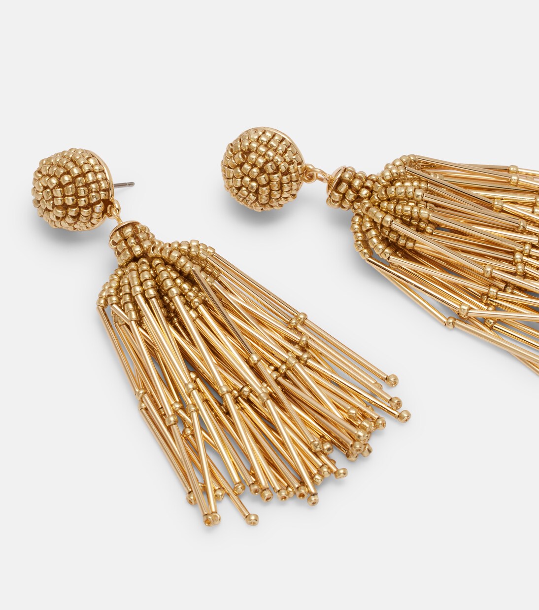 Beaded drop earrings | Carolina Herrera