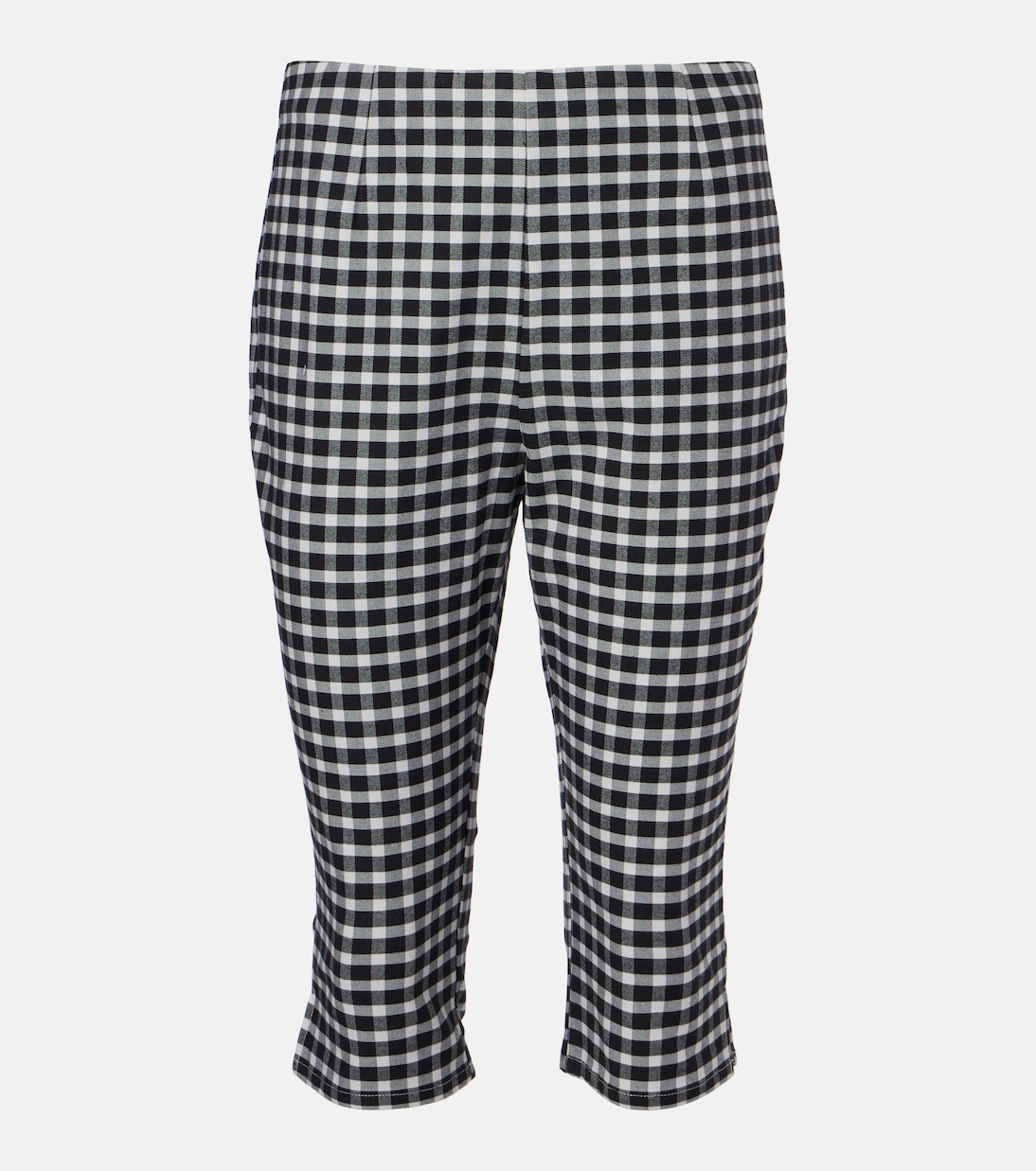 Chiara gingham cotton-blend capri pants | Posse