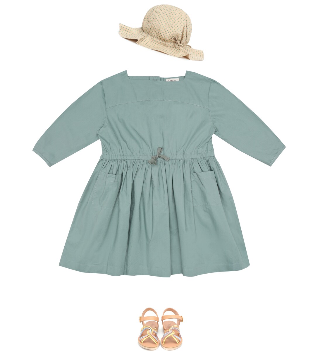 Knightsbridge cotton dress | Caramel