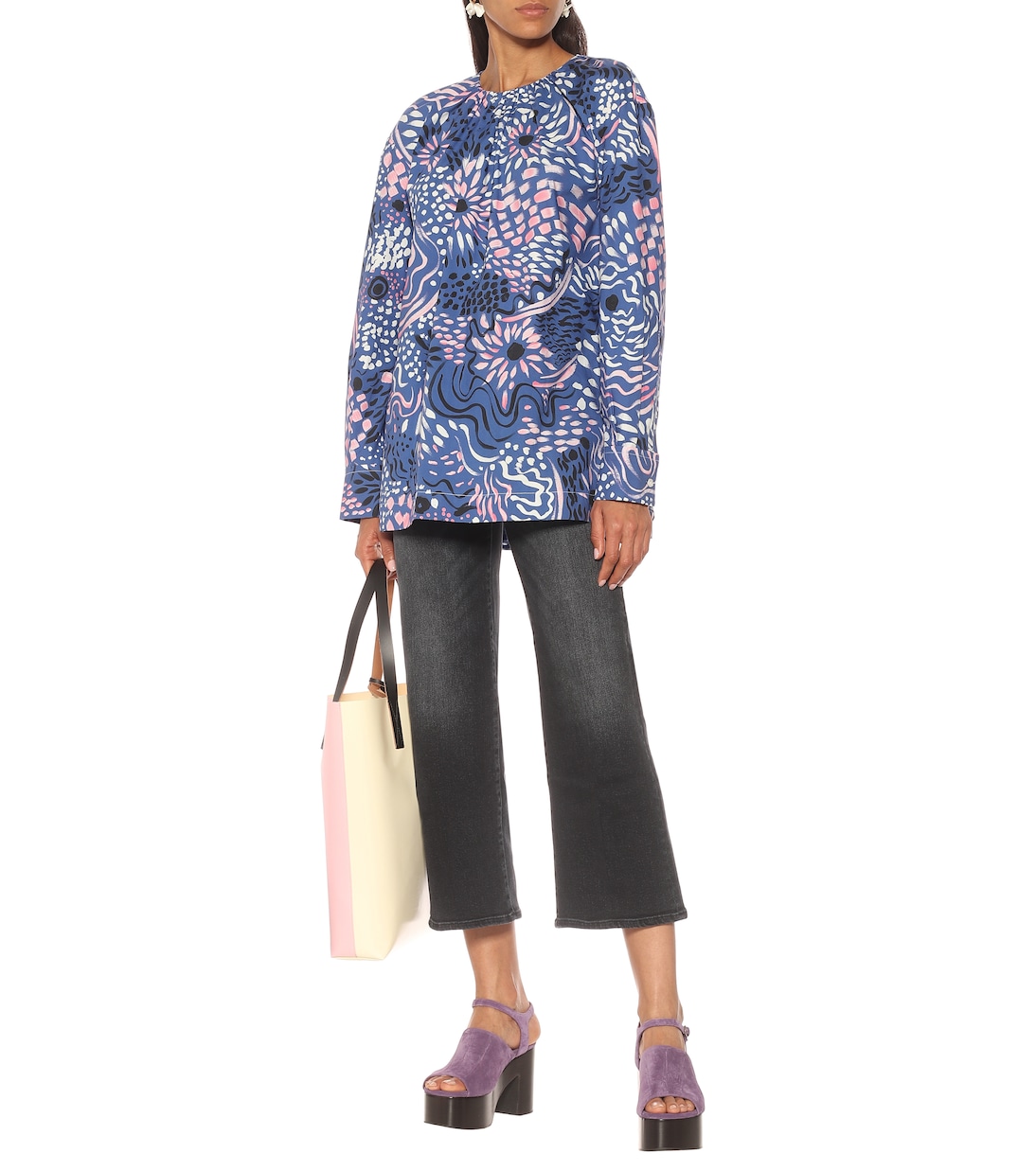 Top aus Baumwollpopeline | Marni