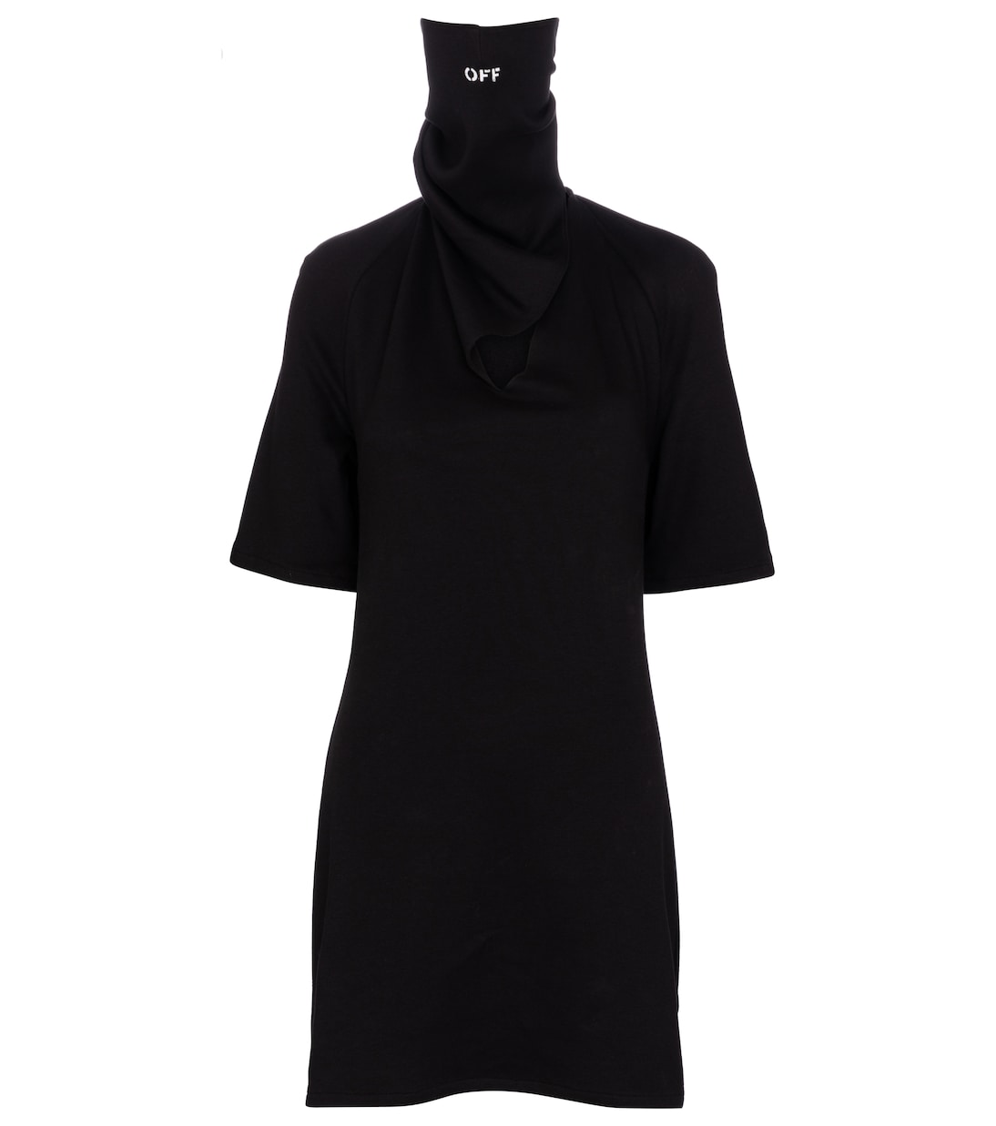 Minikleid aus Baumwoll-Jersey | Off-White