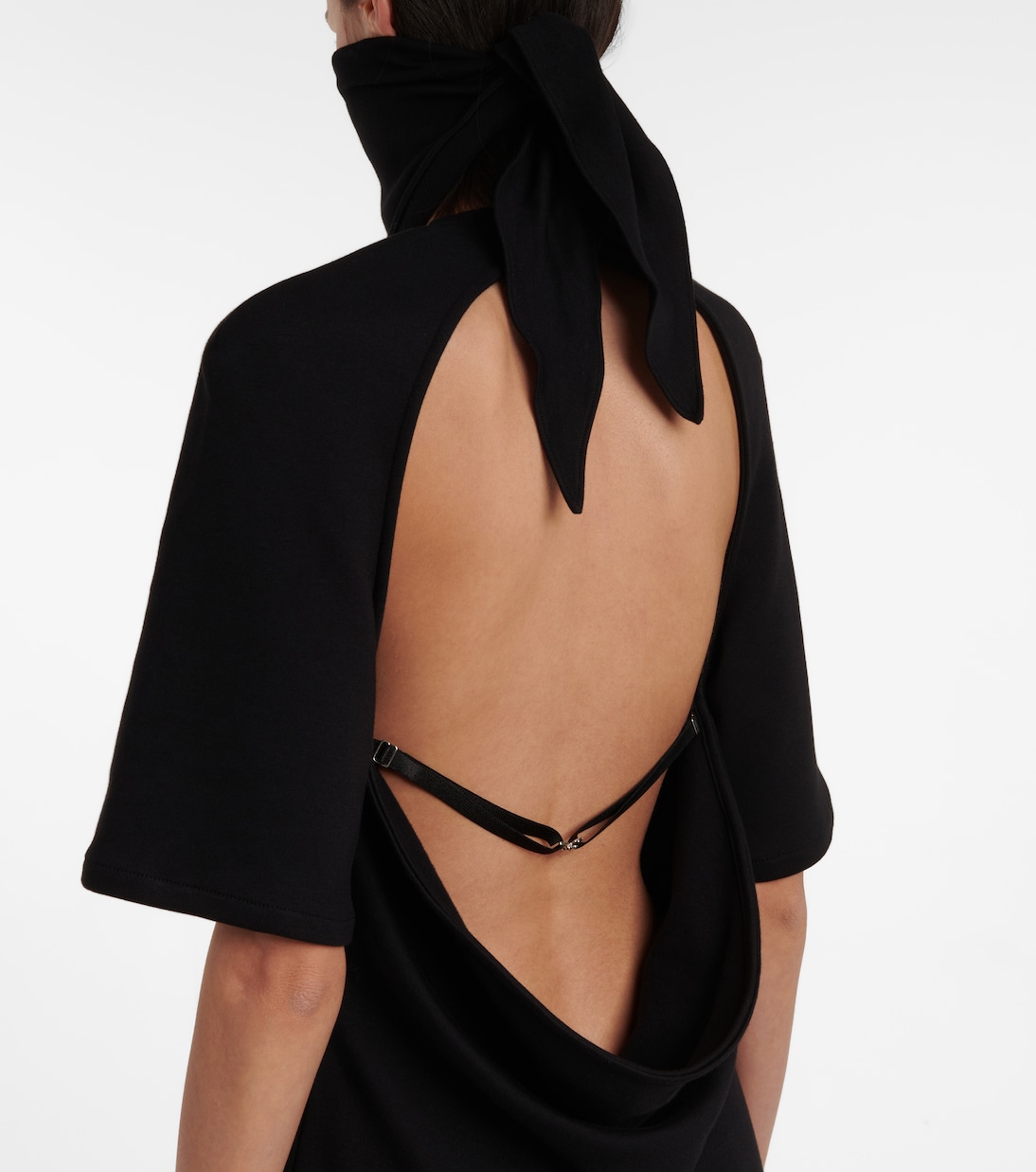 Minikleid aus Baumwoll-Jersey | Off-White