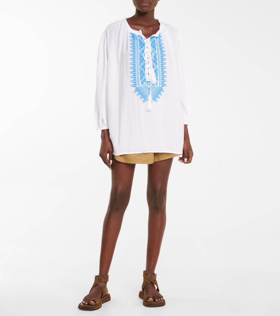Livia embroidered top | Melissa Odabash