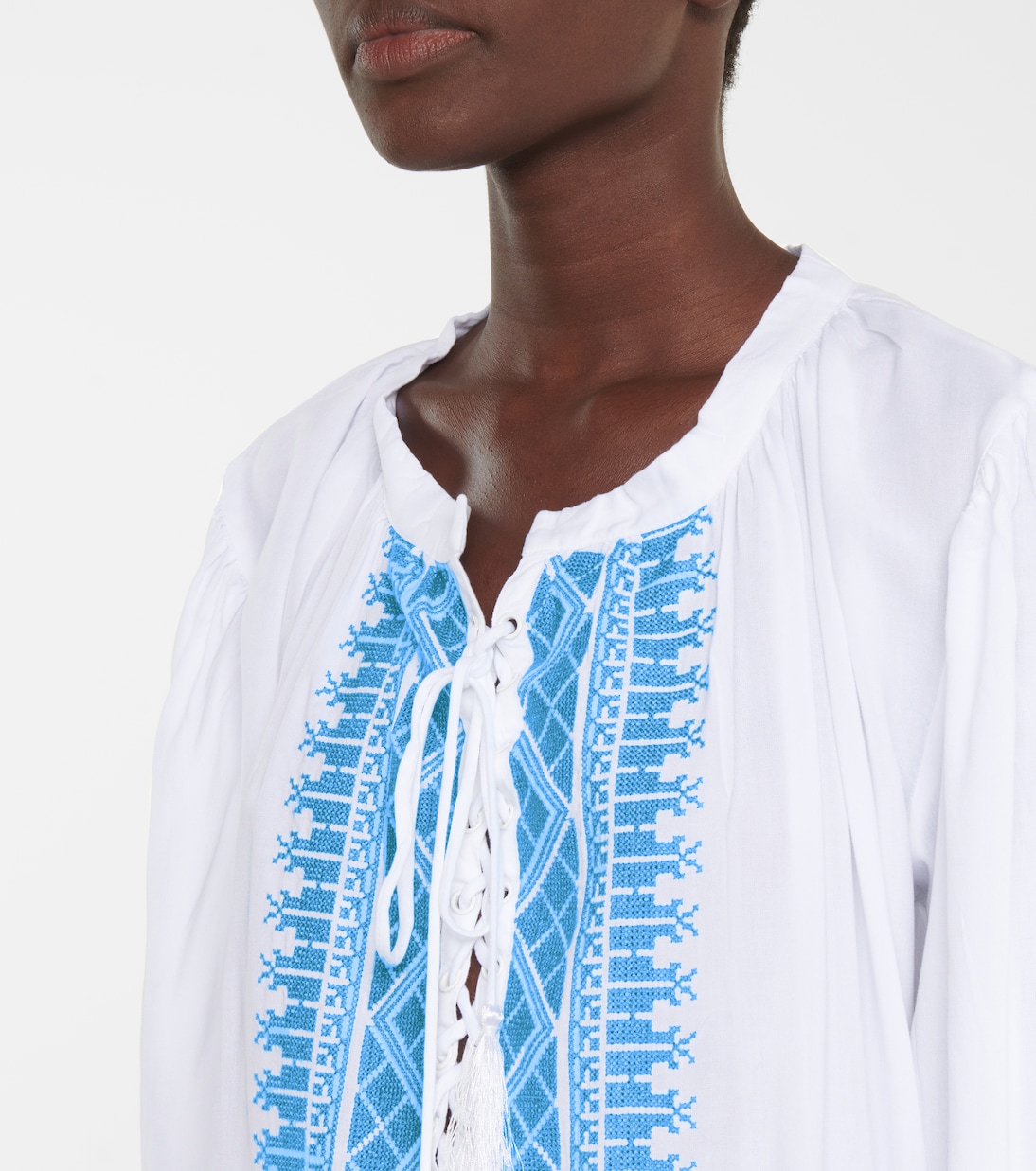 Livia embroidered top | Melissa Odabash