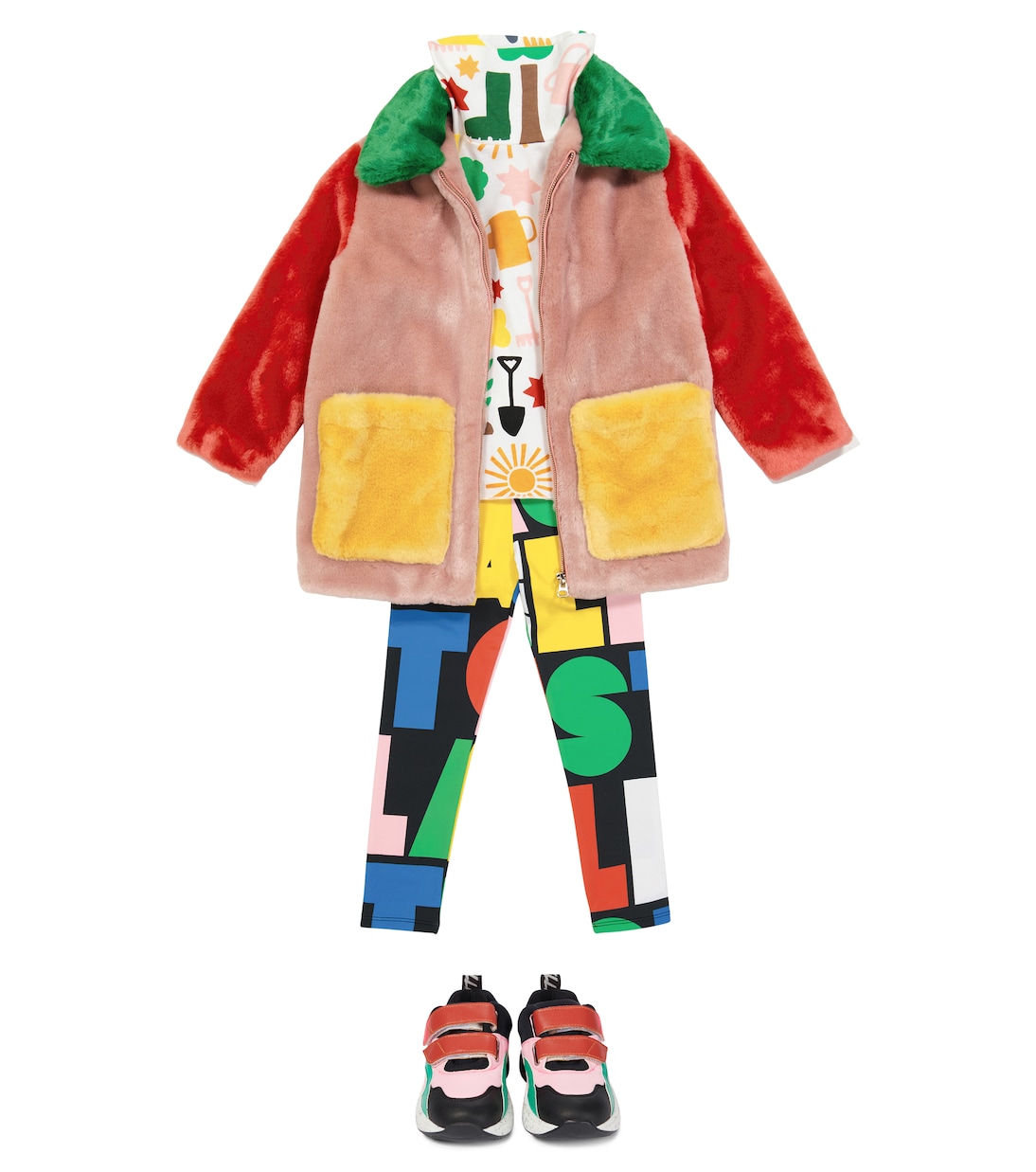 Bedrucktes Top aus Bio-Baumwolle | Stella McCartney Kids