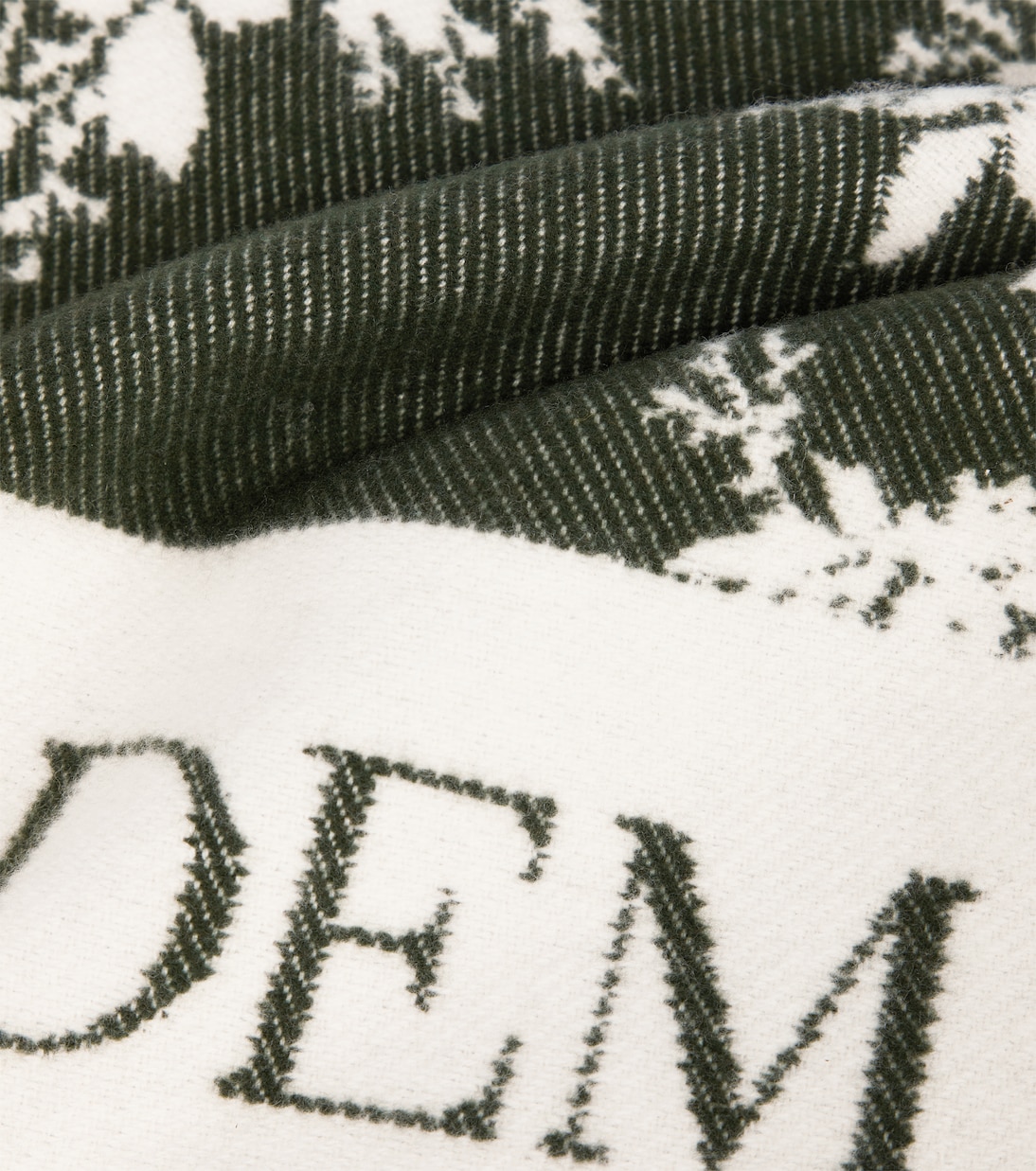 Floral wool and cashmere throw | Erdem