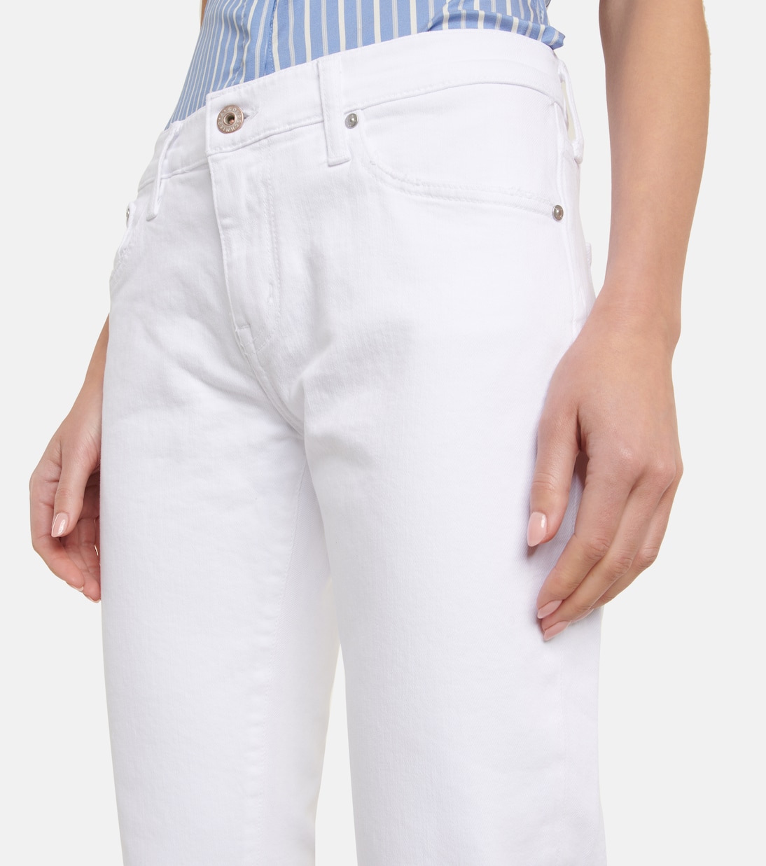 Jeans ajustados Ex-Boyfriend de algodón | AG Jeans