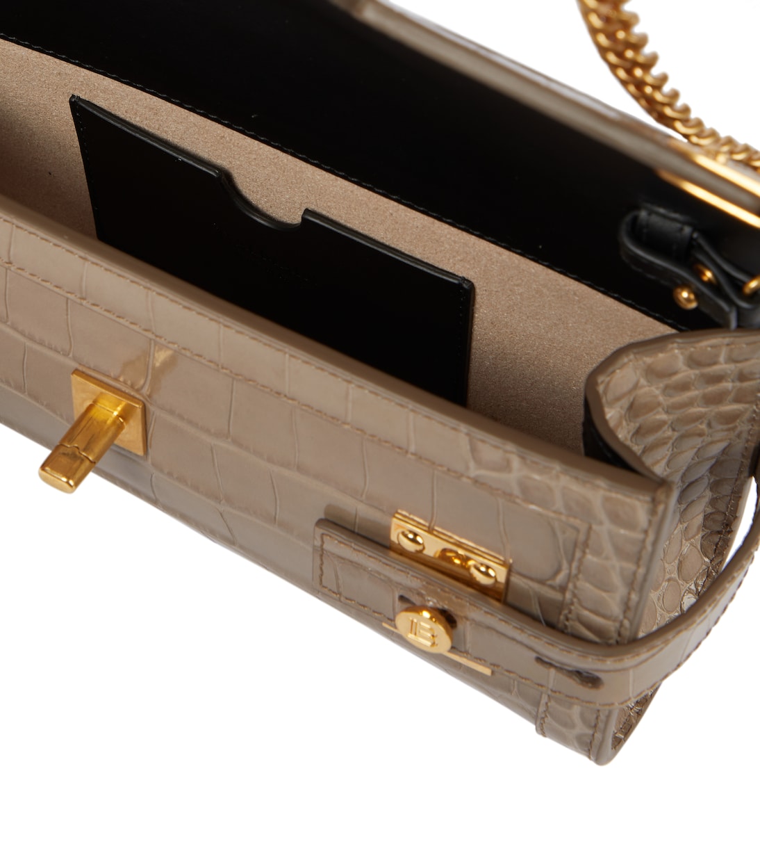 Borsa a tracolla B-Buzz 23 in pelle stampata | Balmain