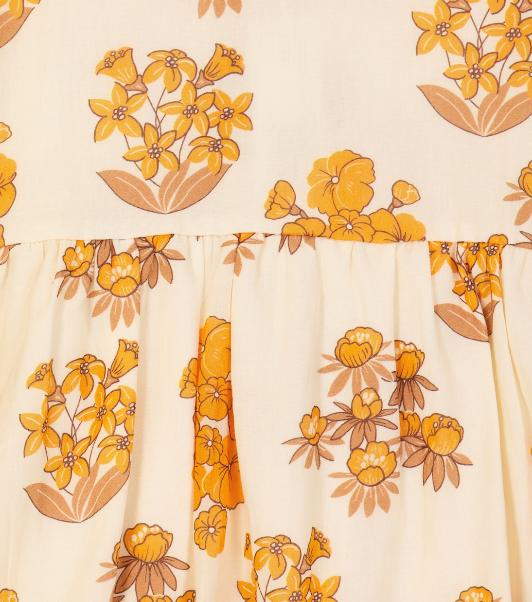 Printed cotton dress | Mini Rodini