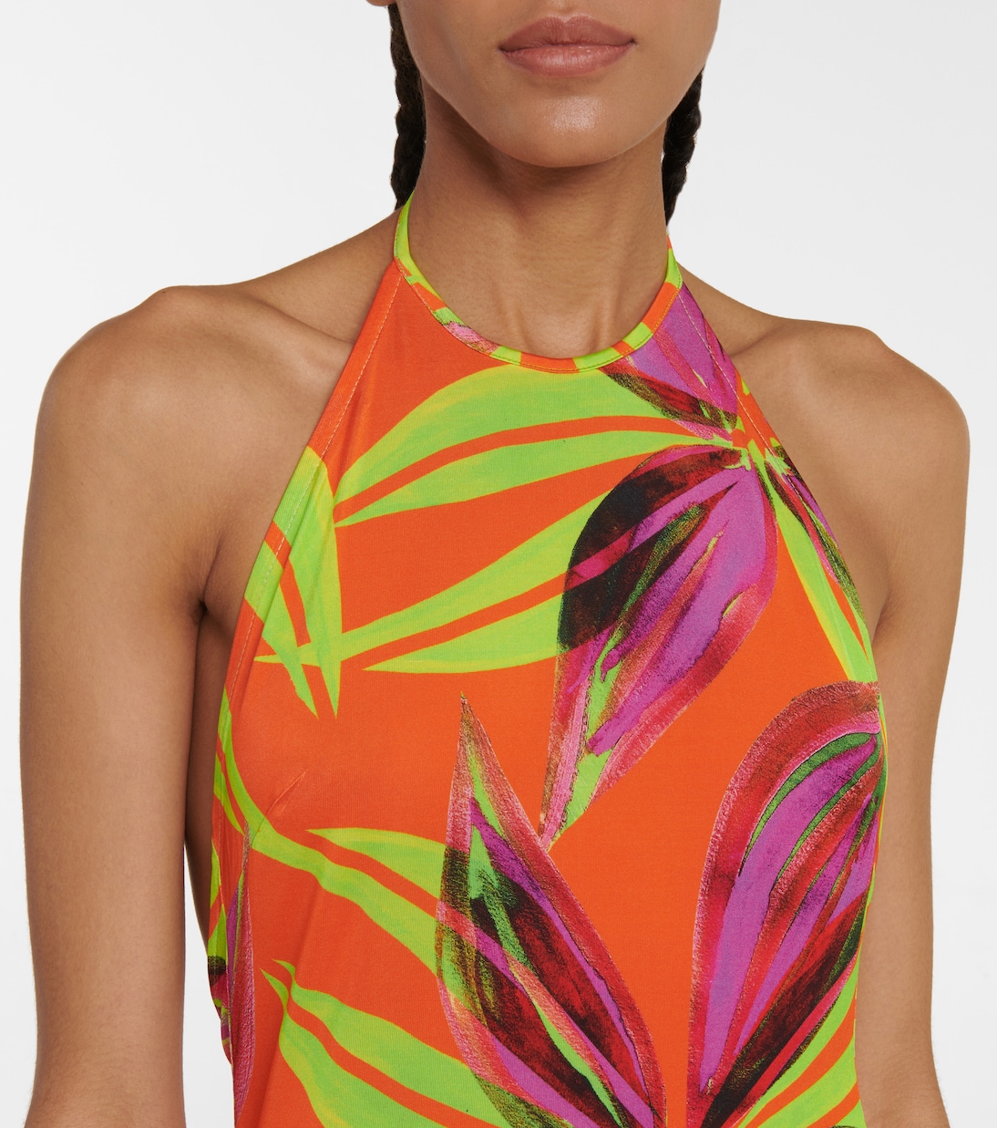 Top halter estampado | Louisa Ballou