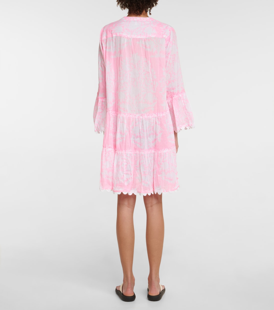 Printed cotton minidress | Juliet Dunn
