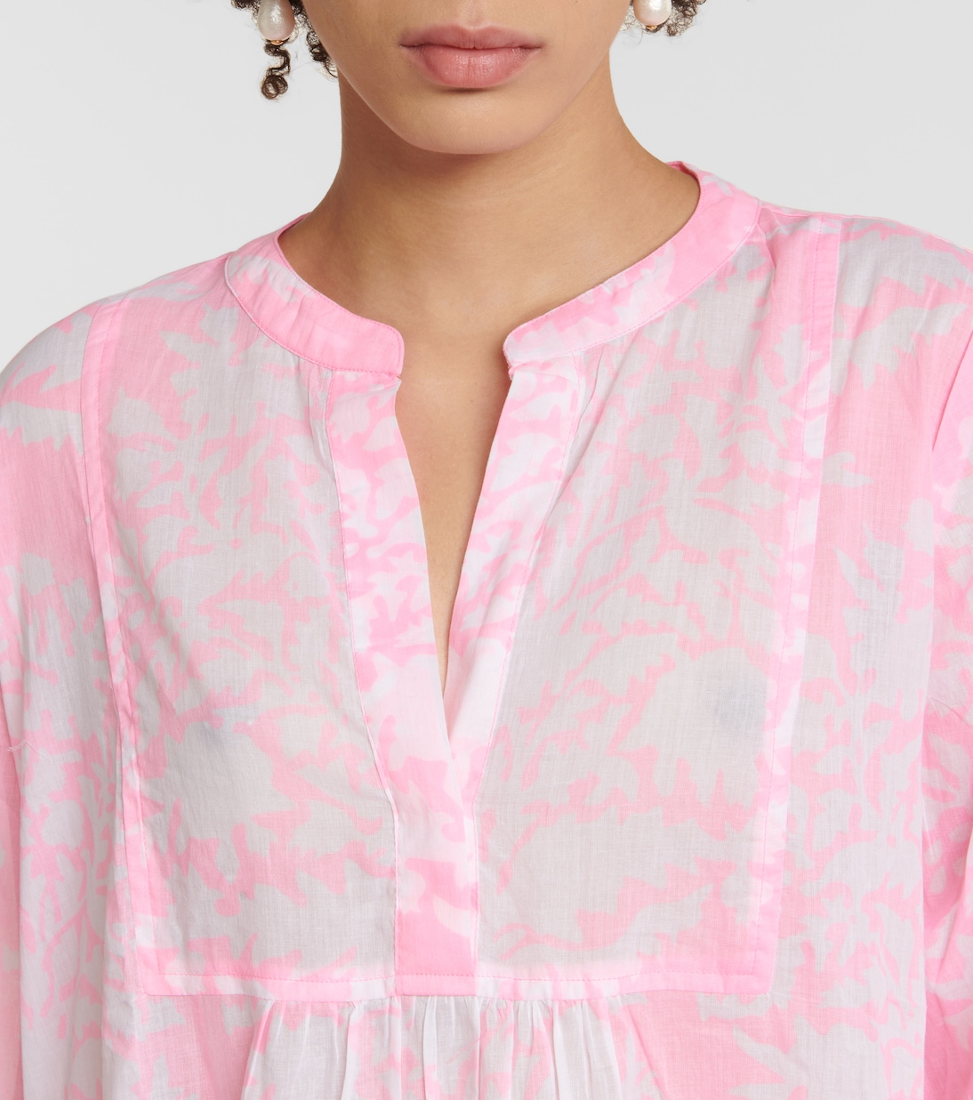 Printed cotton minidress | Juliet Dunn