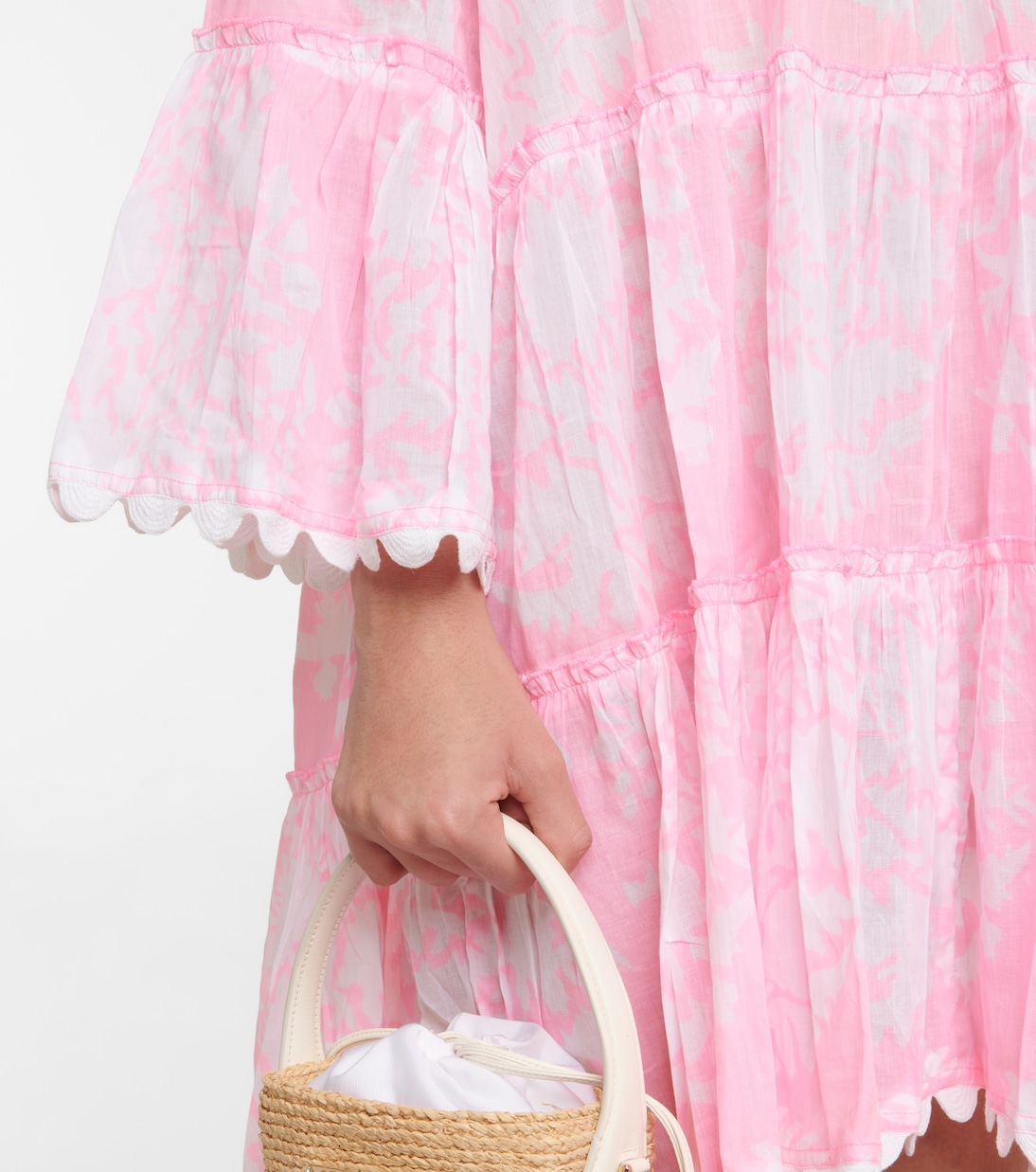 Printed cotton minidress | Juliet Dunn