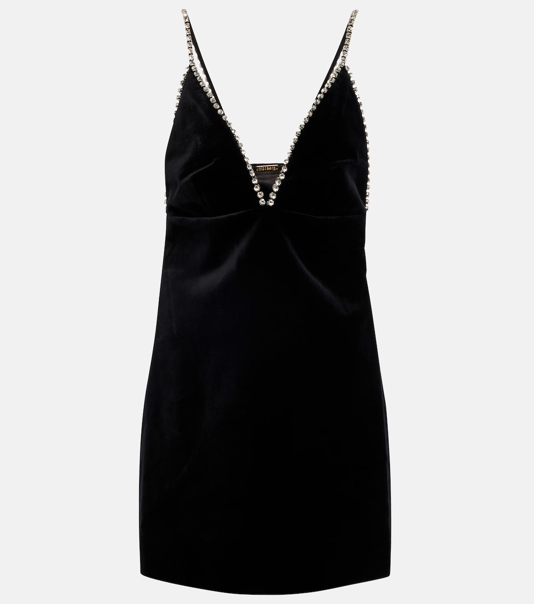 Verziertes Minikleid aus Samt | Dodo Bar Or